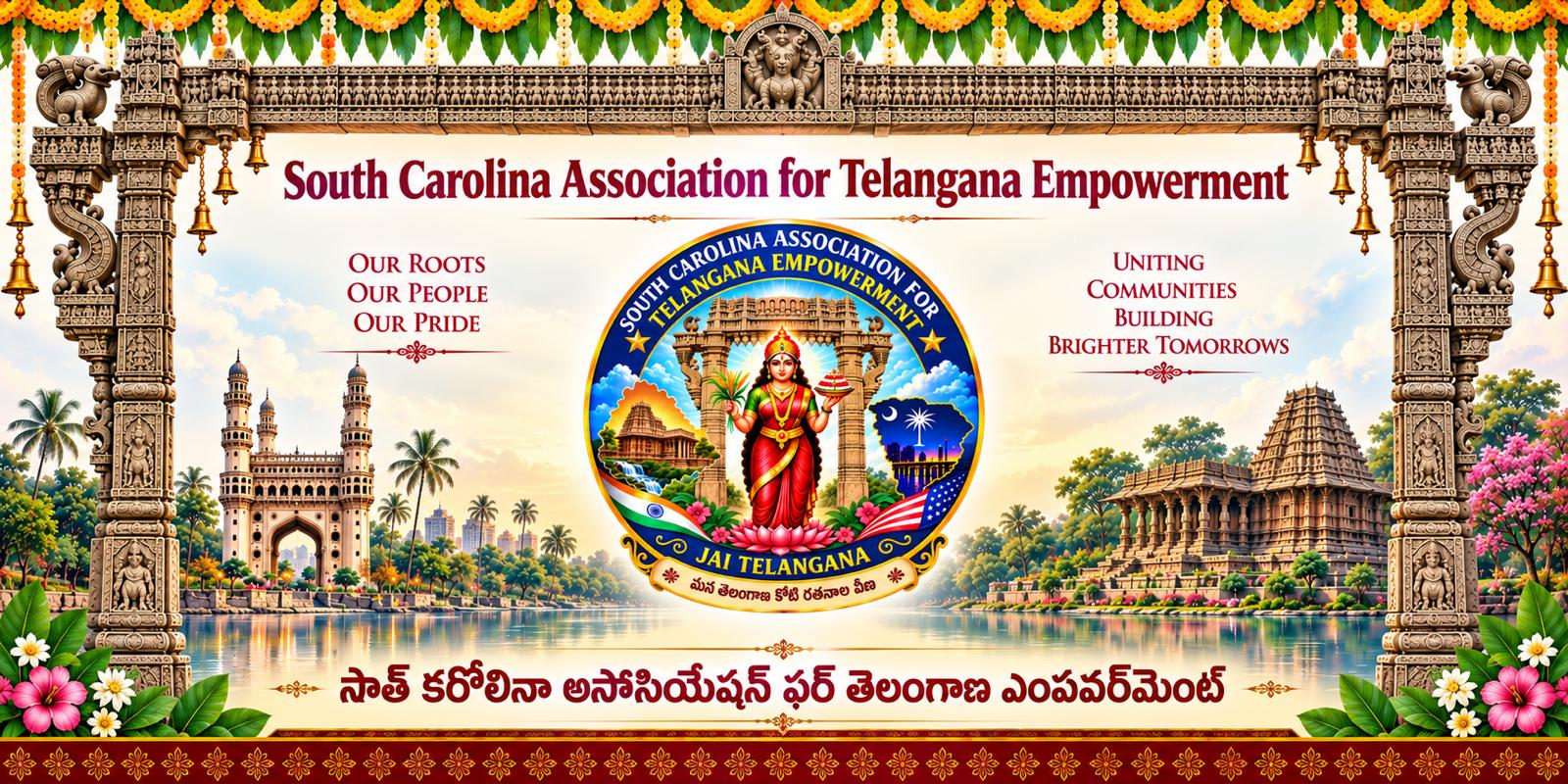 SCATE banner featuring Telangana cultural imagery and the SCATE logo